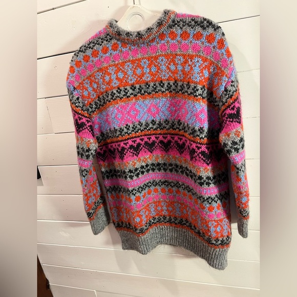 💖 ZARA – Colorful Jacquard Knit Sweater – Size S/M - Picture 5 of 11